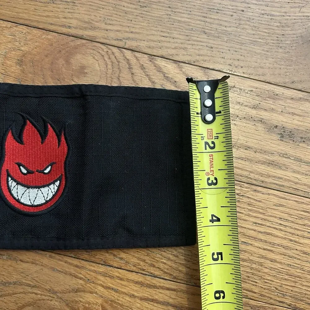Vintage Spitfire Big Head Patch Ripstop Trifold Y2K Wallet
